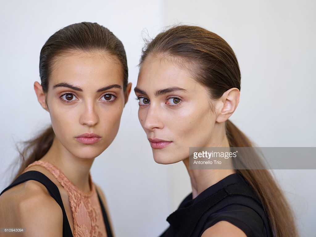 models-camille-hurel-and-marine-deleeuw-prepares-backstage-for-the-picture-id610943094