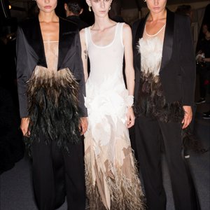Magdalena, Julia and Karmen at Givenchy