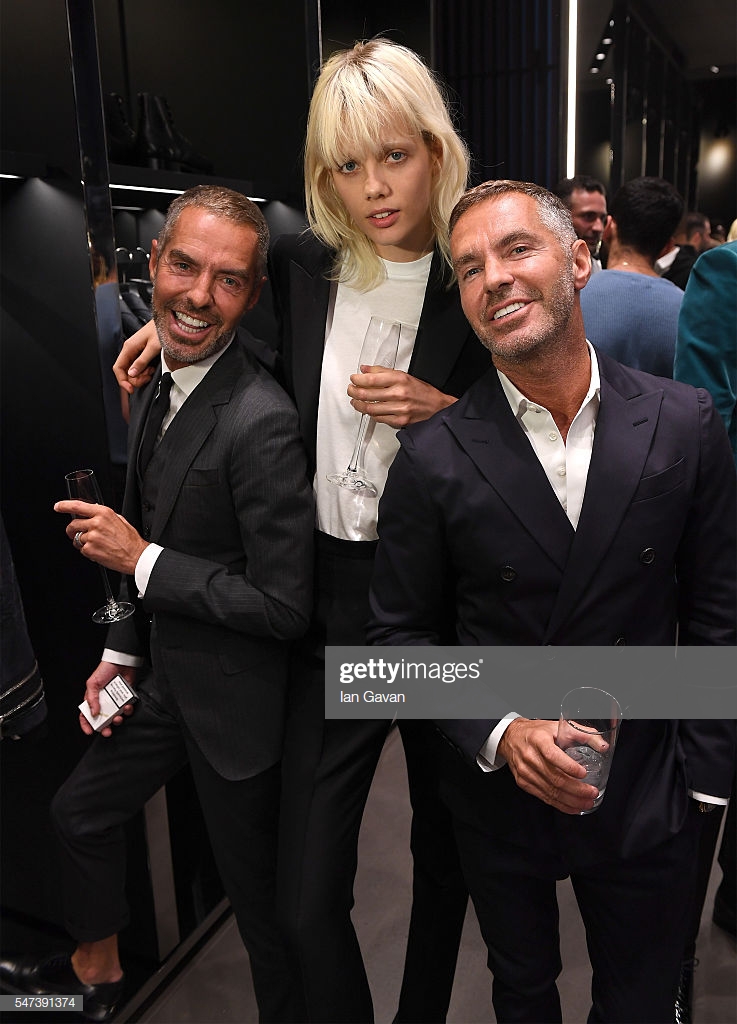 dean-caton-marjan-jonkman-and-dan-caton-attend-the-dsquared2-cocktail-picture-id547391374